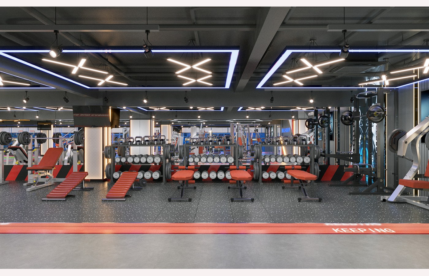 INTERIOR - GYM VIP - LAS VEGAS SUN CASINO - BLOCK D