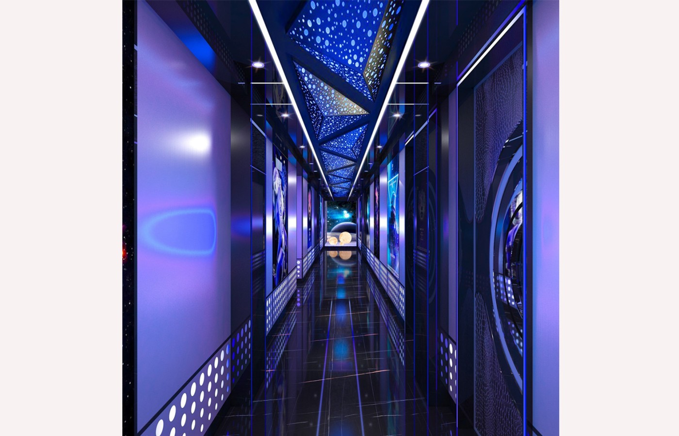 INTERIOR - LOBBY KTV 1ST - LAS VEGAS SUN CASINO - BLOCK D