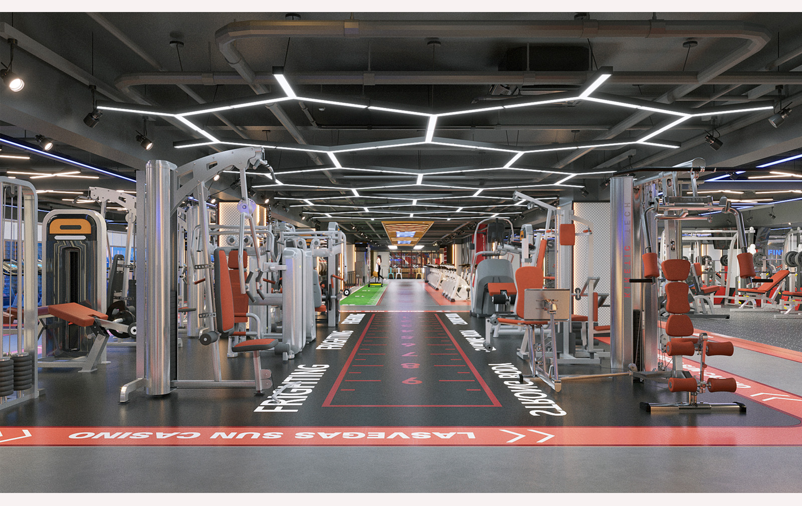 INTERIOR - GYM VIP - LAS VEGAS SUN CASINO - BLOCK D