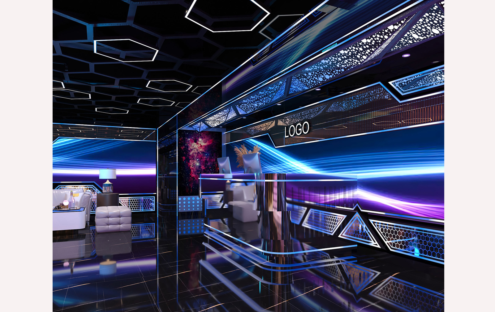 INTERIOR - LOBBY KTV 1ST - LAS VEGAS SUN CASINO - BLOCK D