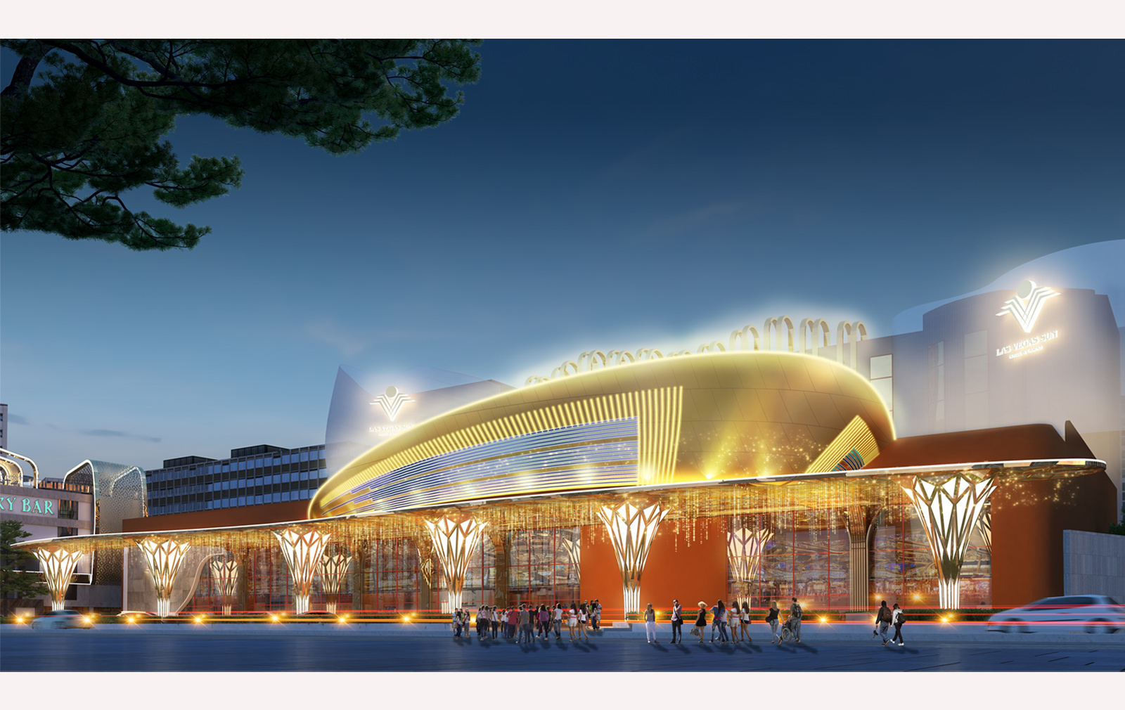 FACADE LIGHTING - LAS VEGAS SUN CASINO - BLOCK B