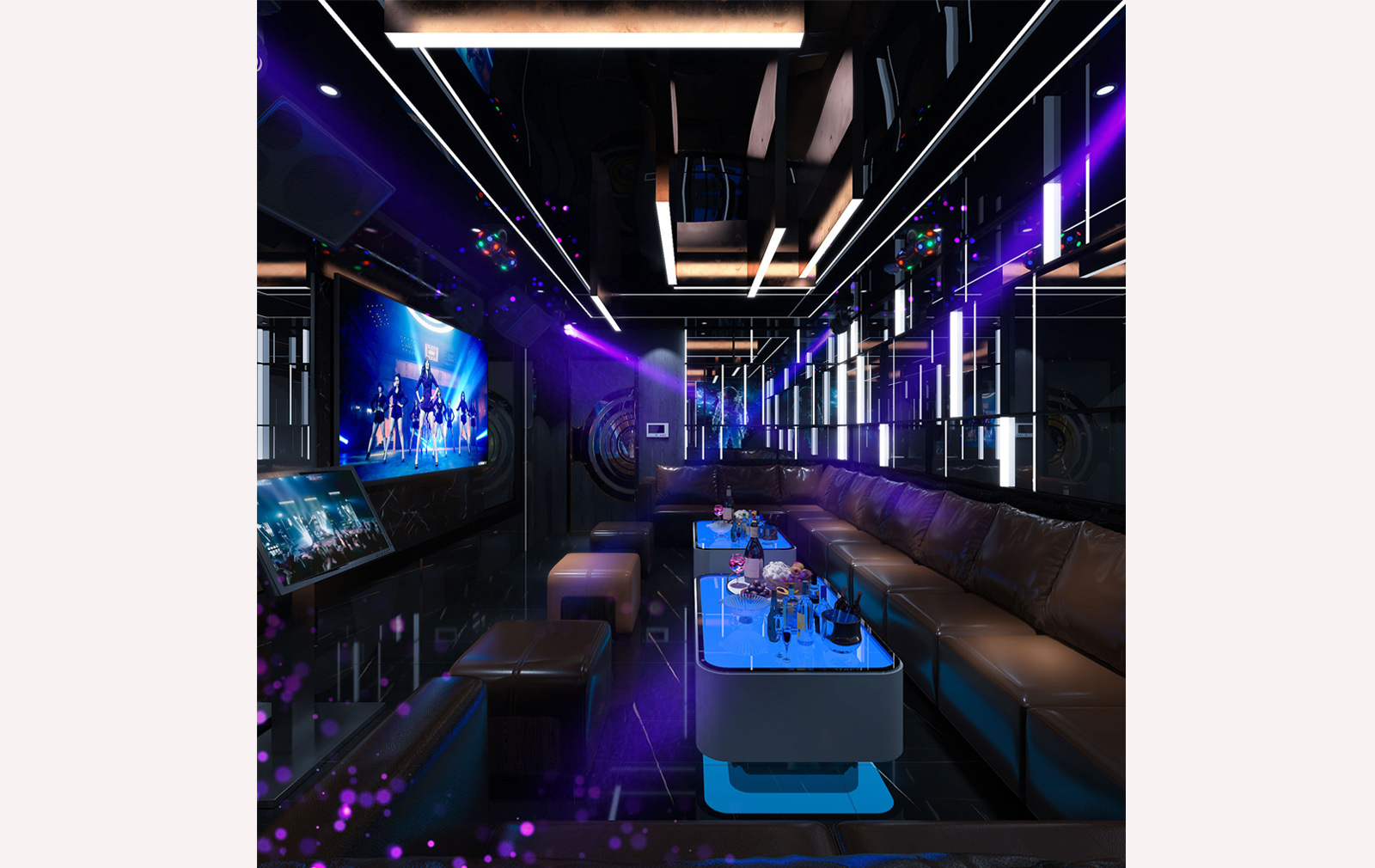 INTERIOR - KTV 1ST ROOM P01, P02, P03, P04, P05 - LAS VEGAS SUN CASINO - BLOCK D